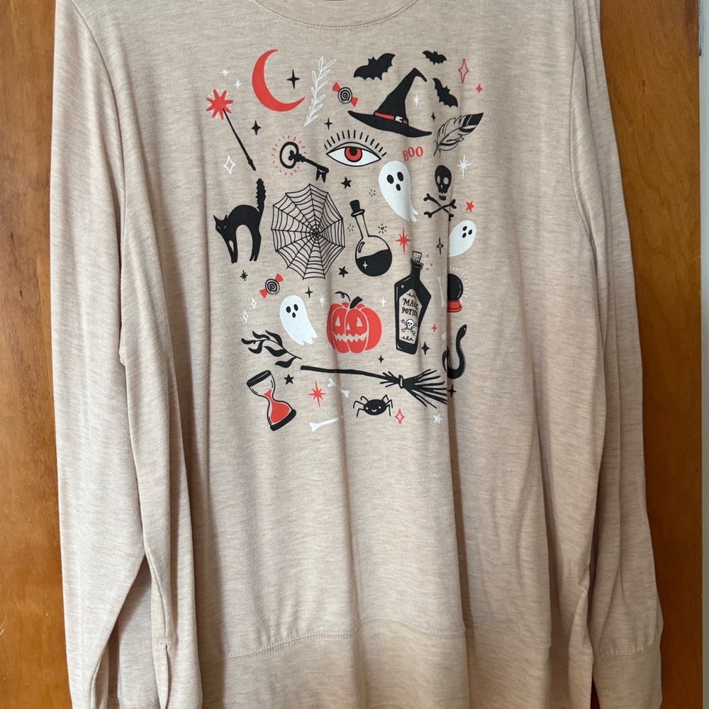 Womens Halloween Long Sleeve